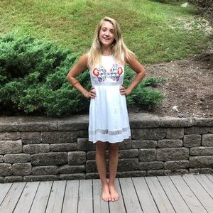 Alter’d State| Floral Embroidered Cute Dress